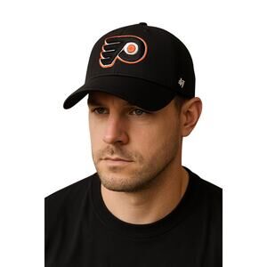 ’47 Brand Philadelphia Flyers Stretch Fit Hat – Black – NHL Licensed